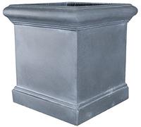 Primrose H47Cm Blenheim Lead Effect Cube Planter - By Terra Pot