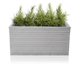 Primrose Large Garden Outdoor Terracotta Fibrecotta Berniss Trough Planter Pot 80cm (31.5in)