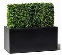 Primrose 80Cm Terracotta Fibrecotta Dark Grey Trough Planter