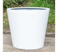 Primrose Large White Classic Stone Composite Garden Outdoor Planter 83Cm