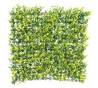 Primrose Light Buxus Artificial Garden Patio Hedge Panel 50cm x 50cm in None | Size: 50 cm x 50 cm Primrose None 50 cm x 50 cm