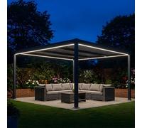 Primrose Living Pergola Veranda Colour Changing LED Light Kit with Remote Control (3m x 4m)