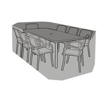 Primrose Living Rectangular 8 Seater Furniture Set Protective Cover in Green 295cm x 89cm