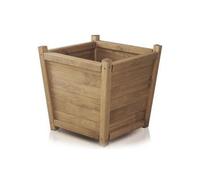Liz Frances Primrose Plant Pot Wooden Square Tapered Planter 55cm