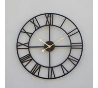 Primrose Open Dial Skeleton Clock Cut Out with Gold Hands 50cm Diameter