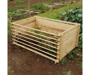 Primrose Outdoor Easy Load Wooden Compost Bin Extra Large 897 Litres