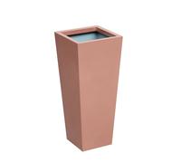 Primrose Outdoor Zinc Flared Square Planter Copper Finish Plant Pot 70cm Primrose Copper