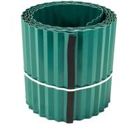 Primrose Pack Of 3 Galvanised Lawn Edging Rolls For Reducing Garden Edge Weeds In Green 15M