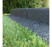 Primrose Pack Of 6 Flexiborder Garden Edging For Lawns Border Edge Piece In Grey 6M