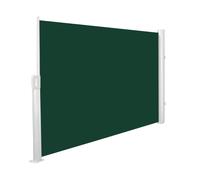 Primrose Patio Wind Break Awning Full Cassette Manual Side Shade 1.6m x 3m in Green Primrose Green