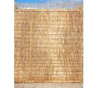 Primrose Peeled Reed Natural Garden Privacy Screening Roll W4m x H1.2m in Brown Primrose Brown