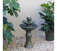 Primrose Perchnig Bothwell Birds 3 Tier Water Fountain in Green Primrose Green