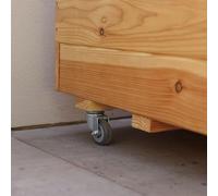 Primrose Planter Castors Small Castor Wheels for Plant Pots Trough - Pack of 4