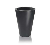 Primrose Polystone Calgary Black Tall Indoor Outdoor Garden Planter 89Cm