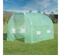 Primrose Premium Polytunnel with Galvanised Frame 3m x 2m in Green Primrose Green