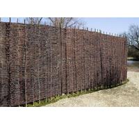 Primrose Premium Woven Willow Hurdle Fence Panel Screening 1.82cm x 1.37m in Brown Primrose Brown