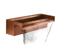 Primrose Rear Supply Corten Steel Waterfall Blade Cascade (Sheer Descent) 60Cm