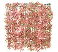 Primrose Red Acer Artificial Hedge Garden Patio Panels 50cm x 50cm in None | Size: 50 cm x 50 cm Primrose None 50 cm x 50 cm