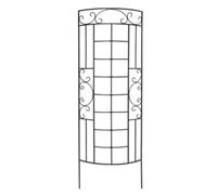 Primrose Romantic Curved Trellis And Plant Support Ladder In Black 182Cm