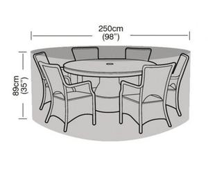 Primrose Round 6-8 Seater Furniture Set Cover 250Cm X 89Cm - Premium - Green