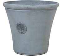 Primrose Round Tuscan Planters Continental Grey Stone Resin Plant Pot 45cm Primrose Grey
