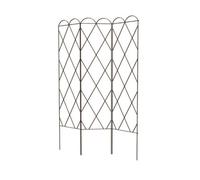 Primrose Rustic 3 Panel Expandable Pea Trellis & Plant Support In Rust 162Cm