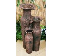 Primrose Sama Cascading Jars Garden Patio Water Feature For Indoor & Outdoor Use H84Cm