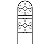 Primrose Scroll Design In Pot Trellis And Plant Support In Black 91Cm