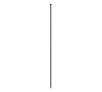 Primrose Small Multi-Purpose Metal Fence Grid Stake And Support Post In Black