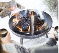 Primrose Small Pittsburgh Steel Fire Pit 60cm in True Black Primrose True Black