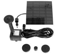 Primrose Solar Powered Fountain Water Pump Kit With 4 Fountain Heads 150Lph