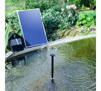 Primrose Solar Powered Water Fountain Pump Kit with LED Lights 300LPH in White Primrose White