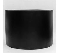 Primrose Stone Composite Black Low Cylinder Planter 1M