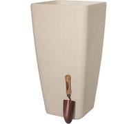 Primrose Stone Effect Resin Indoor Outdoor Flared Planter Trough In White 76Cm