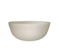 Primrose White Stone Effect Planter Frost Fade Resistant Outdoor Plant Pot 55cm in Light Stone Primrose Light Stone