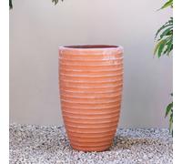 Primrose Terracotta Tapered Cylinder Planter 75cm Primrose Terracotta