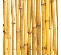 Primrose Thick Carbonised Caramel Bamboo Fencing Privacy Screening Roll W190Cm X H180Cm (6Ft 2In X 6Ft)