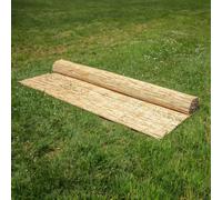 Papillon Thick Reed Bamboo Style Natural Garden Fence Screening Roll Privacy 4m x 1m (13ft 1in x 3ft 3in)