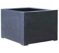 Primrose Titanic Black Poly-Terrazzo Cube Planter 85cm Primrose Black