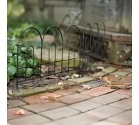 Primrose Triple Garden Arch Lawn Edging in Black 35cm Primrose Black