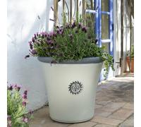 Primrose Tuscan Round Planter in White 56cm Primrose White
