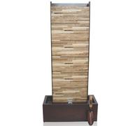 Primrose Wall Zinc Water Feature Stone Brick Lights Fountain Outdoor H120cm Primrose Stone