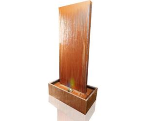 Primrose Vertical Corten Steel Water Wall With Colour Changing Leds H120Cm