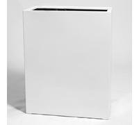 Primrose White Gloss Polystone High Trough Planter 100cm Primrose White