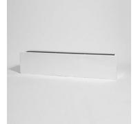 Primrose White Gloss Polystone Rectangular Trough Planter 150cm Primrose White