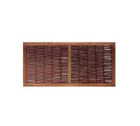 Primrose Willow Hurdle Fence Panel Framed Handwoven 6Ft X 3Ft