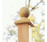 Primrose Wooden Timber Fence Cap And Ball Finial 15Cm