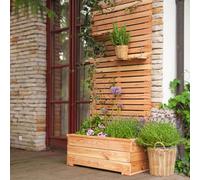 Primrose 173cm Pressure Treated Closed Style Wooden Trellis and Trough Planter