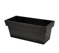 Primrose Zinc Edge Trough Outdoor Garden Planter In Pewter Small 40Cm