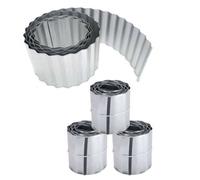 Primrose Zinc Galvanised Steel Lawn Edging Wavy Corrugated Metal 15M